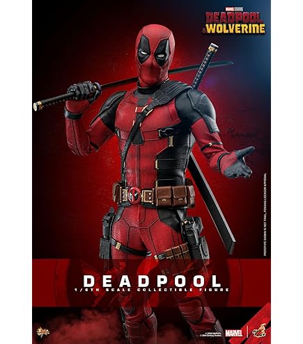 Hot Toys 1:6 Armorized Deadpool, Red : Amazon.com.be: Toys